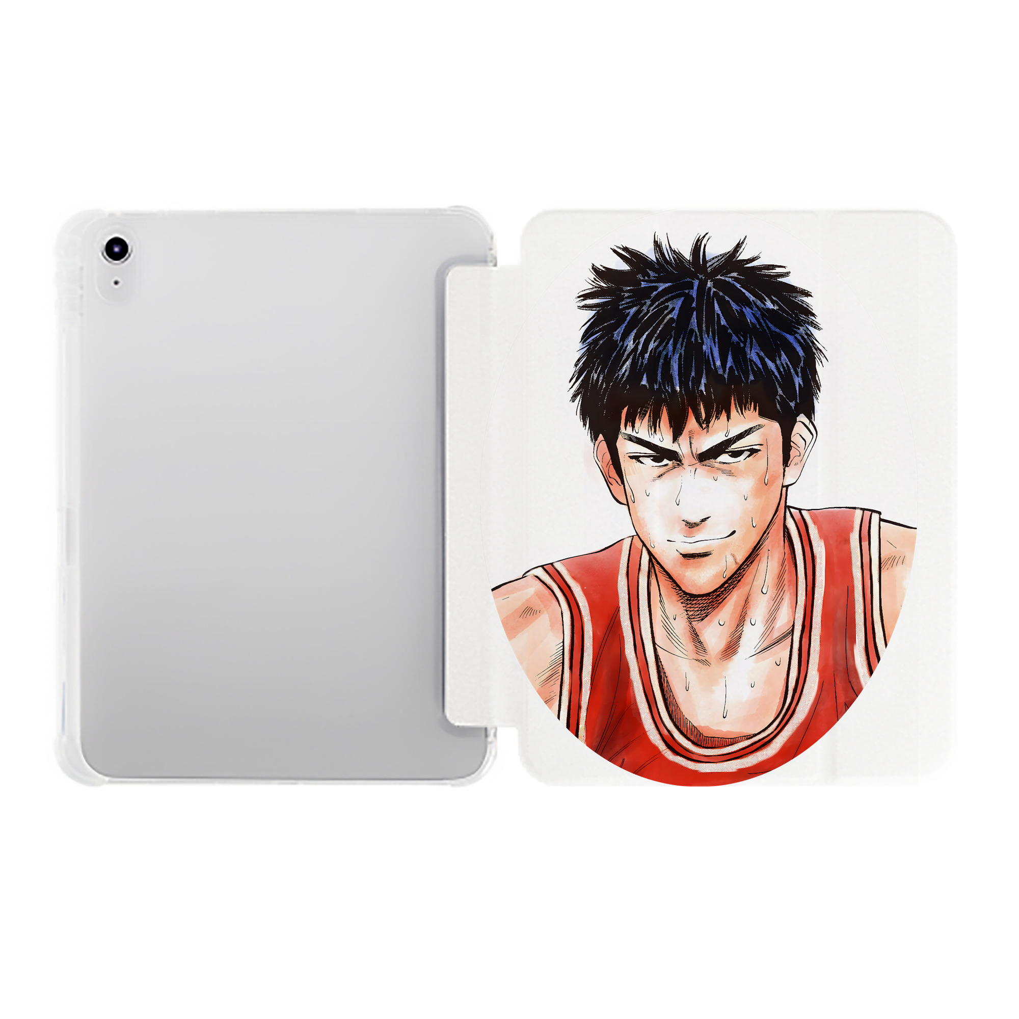 （画像用） SLAM DUNK／スラムダンク IPad ケース ペン収納付き 三つ折りスタンド PUレザー×シリコン 対応機種9.5/10.5/10.9インチ